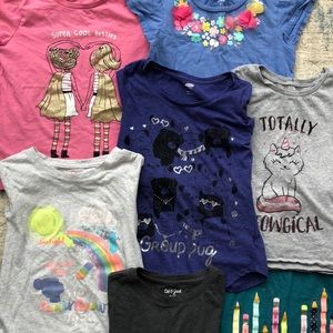 Lot of 7 S/S T-shirts. Size 8